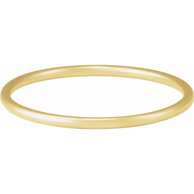 4MM Classic Gold Bangle Bracelet 