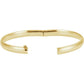 Open Clasp 6.5 mm Hinged Bangle Bracelet in Yellow Gold