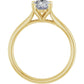 Jordan's 1 CT Classic Oval Solitaire Natural Diamond Engagement Ring