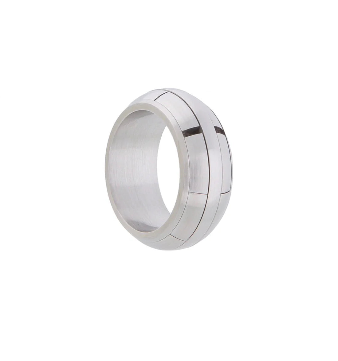 The High Roller™ Men ring (9.9mm Narrow Stainless Steel) details 