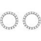 14K White 1/5 CTW Natural Diamond Earrings