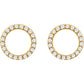 14K Yellow 1/5 CTW Natural Diamond Earrings