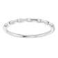 White Gold Diamond Stackable Ring 7-Diamonds 