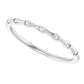 Side view for Diamond Stackable Ring 7-Diamonds  in Yellow Gold 
