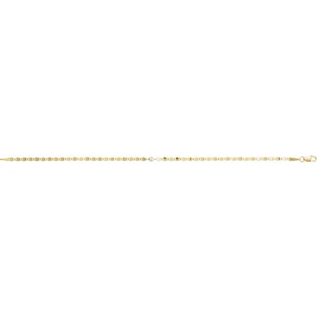 Everyday chain bracelet with single diamond accent