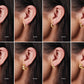 Hoop Earring Thickness/Width chart 