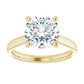 3 CT Round Diamond Solitaire engagement Ring 
