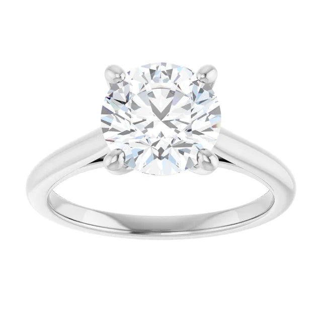 2 CT infinity Round Diamond solitaire engagement Ring 