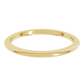 Gold ring on a white background