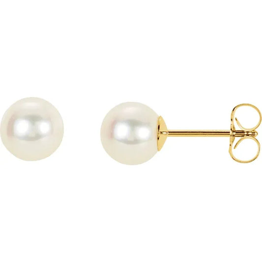 Classic Freshwater Pearl Studs