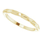 Side picture for Twisted Stackable Ring