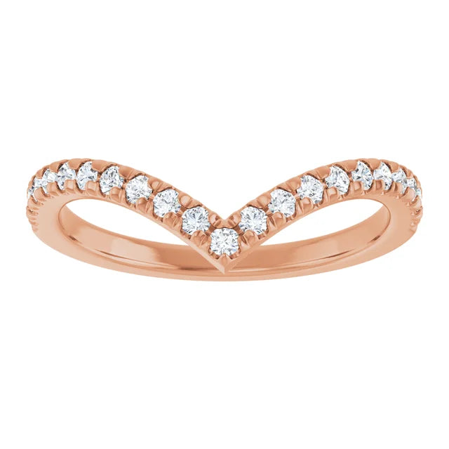 1/4 CTW Diamond ring  Rose Gold