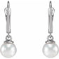 Freshwater Pearl Lever Back Earrings