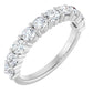 Platinum 1 CTW Natural Diamond Anniversary Band
