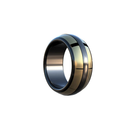 The High Roller™  Men Ring (Narrow Bronze Ceramic 9.9mm)