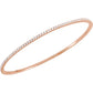 Natural Diamond Bracelet 2 CTW 14k Rose Gold