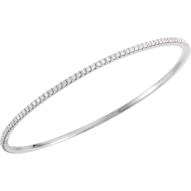 Natural Diamond Bracelet 2 CTW 14k White Gold