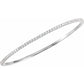 Natural Diamond Bracelet 3 CTW 14k White Gold