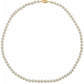 Cultured White Freshwater Pearl Necklace 18 in