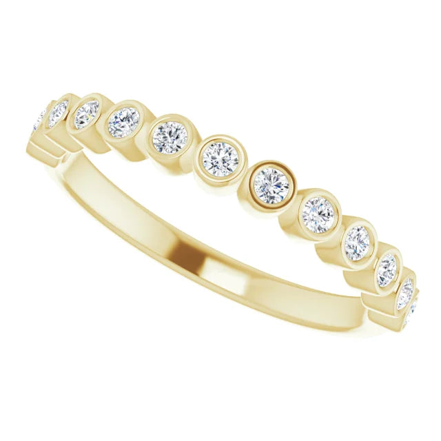 Gold / Platinum 1/4 CTW Natural Diamond Ring