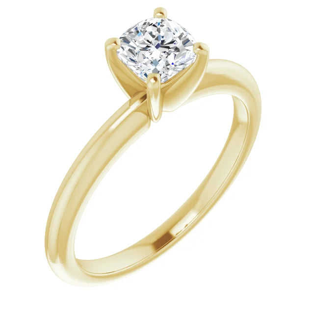 Diamond engagement ring 3/4 CTW 14K Yellow Gold