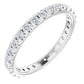 3/4 CTW French Set Diamond Eternity Band 14K White Gold