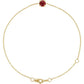 Ruby bracelet for women 14k Yellow Gold