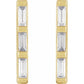 1/8 women diamond earring 14k yellow gold showing 