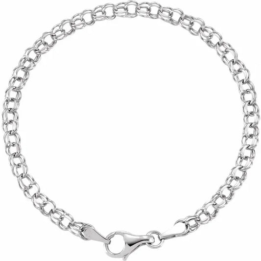 14k White Gold Bracelet for woman full picture