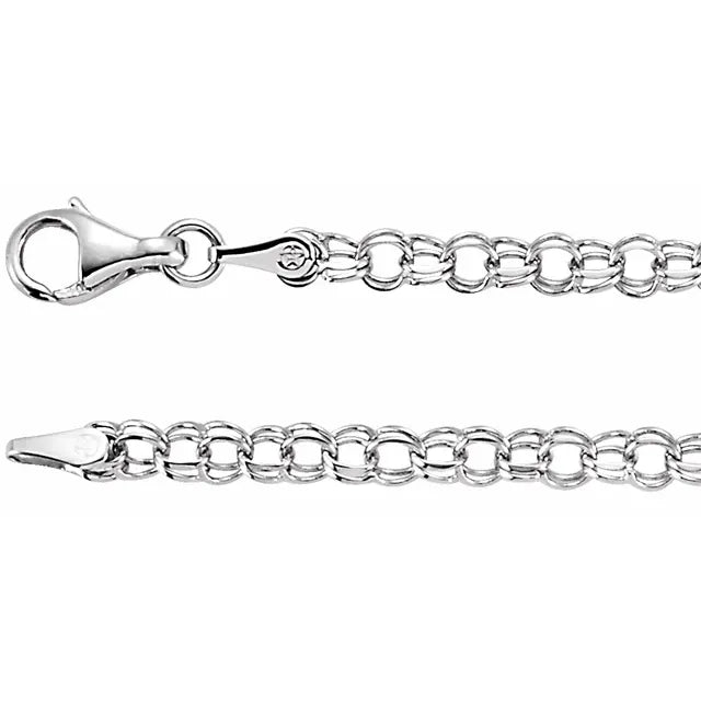 clasp for 14k White Gold Bracelet for woman full picture