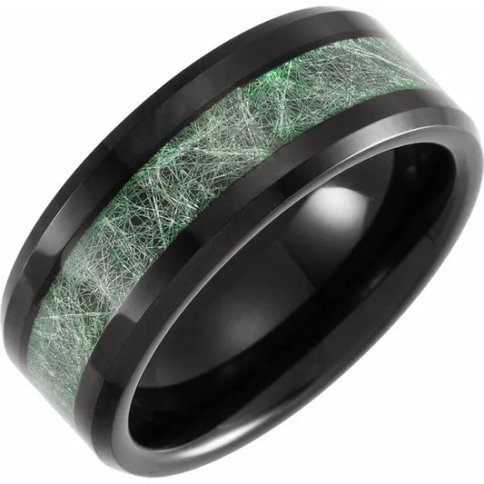 Tungsten Men wedding ring details 