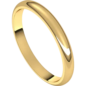 14K Yellow Go Women wedding band 