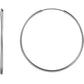 14k Gold Hoop Earrings White gold 30 MM