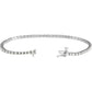 Diamond Tennis Bracelet 4CTW Platinum open