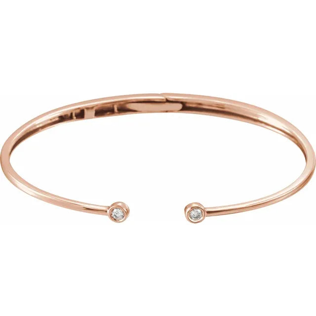 diamond bracelet for women 14k rose gold