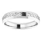 men silver wedding band