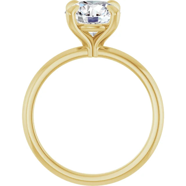 Jordan’s Claw Prong Round Solitaire