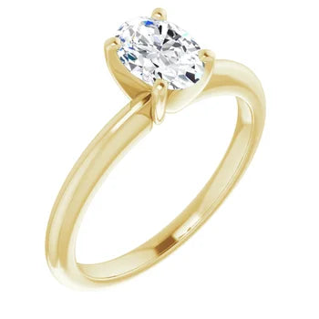 diamond engagement ring 3/4 CTW 18k Yellow gold