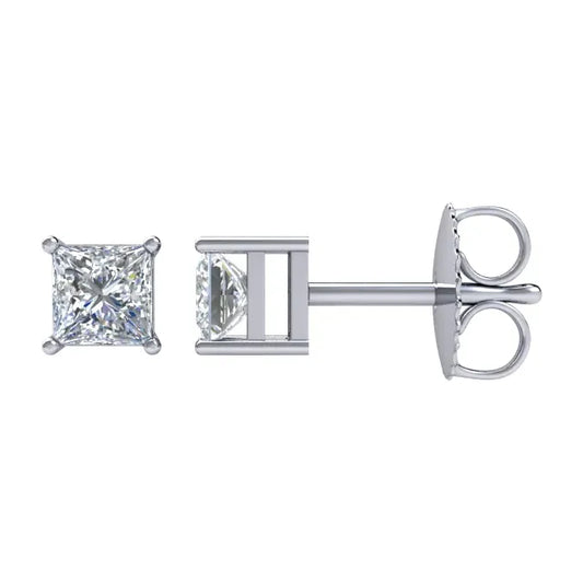 Diamond women stud earrings 2 C Diamond 