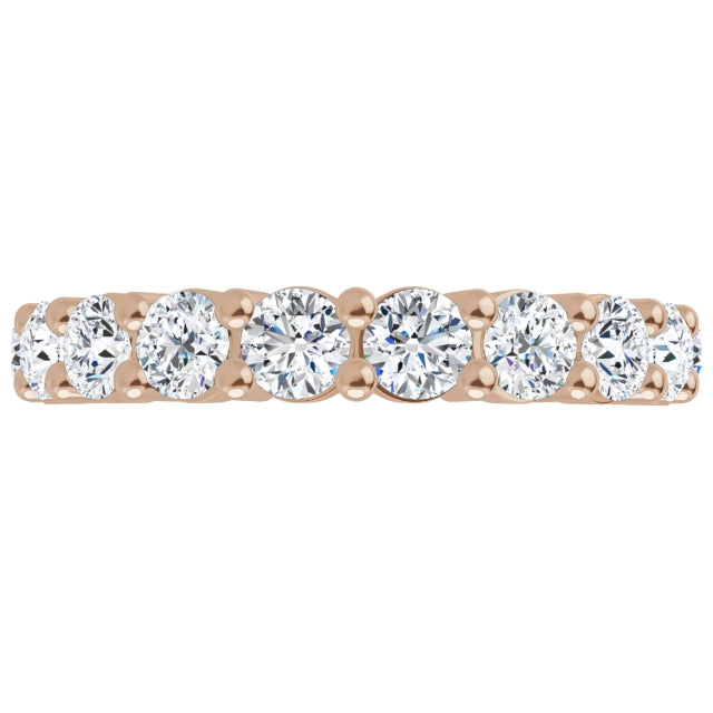Video of 14K Rose Gold 1 CTW Natural Diamond Anniversary Band