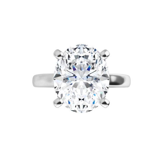 360 3 CT Diamond Solitaire Diamond Engagement Ring in Platinum 