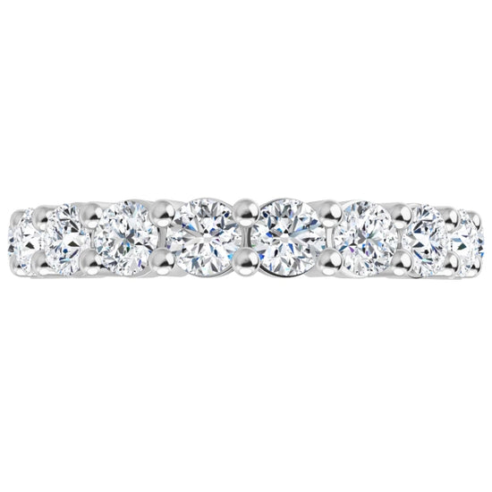 Video of 14K White Gold 1 CTW Natural Diamond Anniversary Band