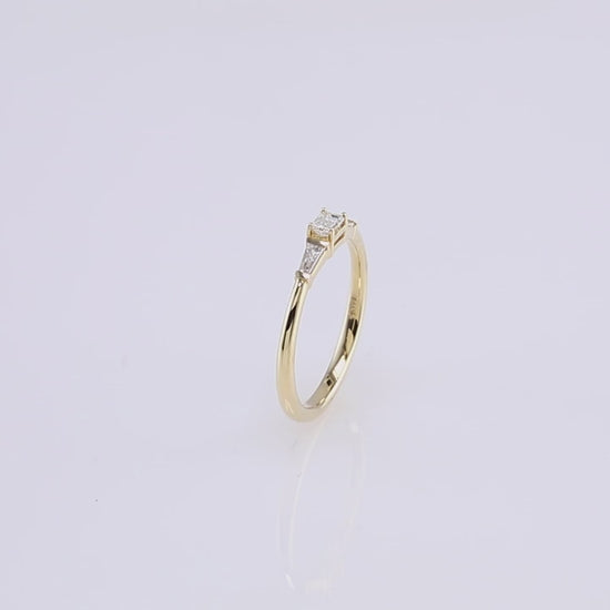 Video for 1/4 CTW Natural Diamond Stackable Ring 360 Video 