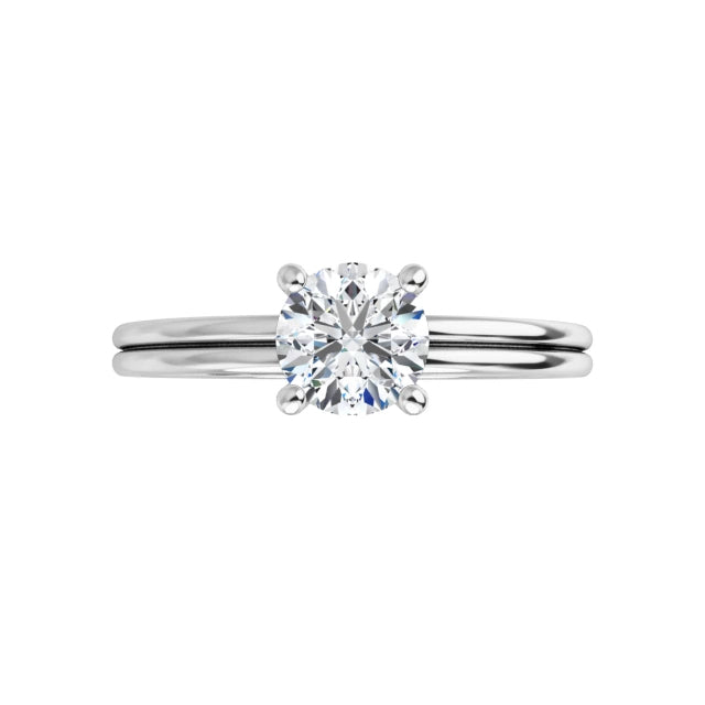 Video of 1 CTW Round Solitaire Diamond Engagement Ring