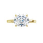 360 Video for 2 CT East West Oval Diamond Engagement Ring Set in Yellow Gold