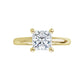 360 Video for 1 CT Princes Cut (Square Cut) Solitaire Diamond Engagement Ring Set in Yellow Gold