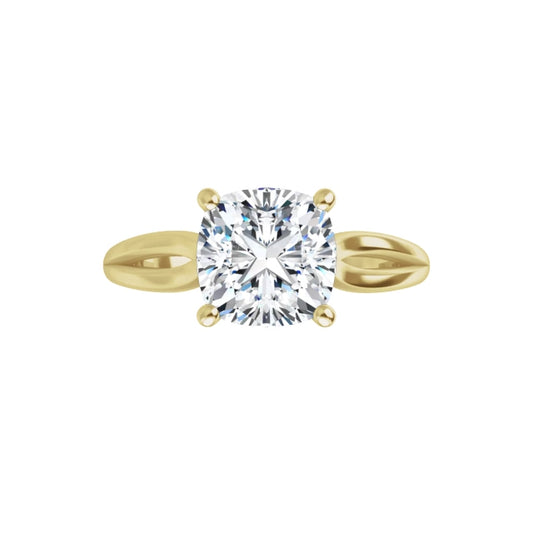 360 Video for 2 CT Cushion Cut Diamond Engagement Ring for Women 