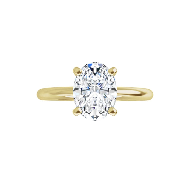 video of diamond engagement ring 1 CTW 18k yellow  gold