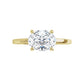360 Video for 1 CT East west Oval Shape Diamond Engagement Ring set in Yellow Gold