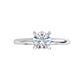 Video of 3/4 CTW Round diamond engagement ring White Gold